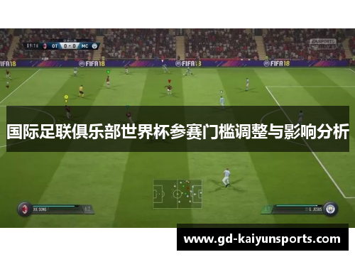 国际足联俱乐部世界杯参赛门槛调整与影响分析 国际足联俱乐部世界杯参赛门槛调整与影响分析